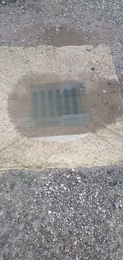 exterior blocked drain